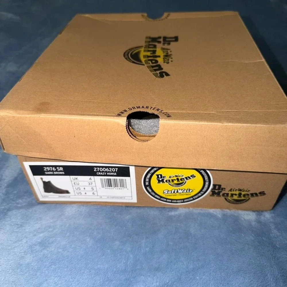 Dr. Martens 2976 brown leather Chelsea boots women size 5 men size 6